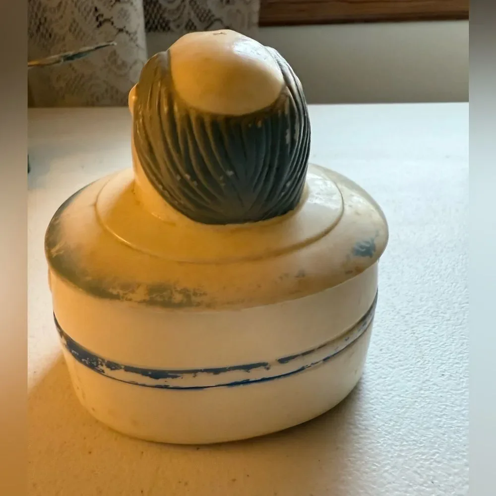 Vintage Denture Holder Chopper Hopper Plastic Bathroom teeth container